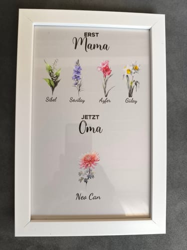 Sevilay R. review of Personalisiertes Poster - Erst Mama, Jetzt Oma image 1 out of 1