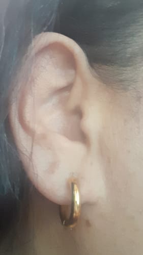 Customer photo review of The Adina Earrings