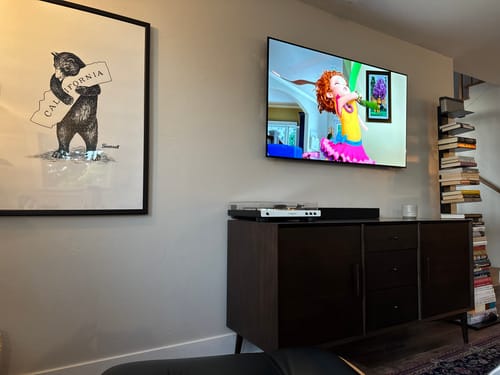 Customer photo review of 'I Love You California' Poster