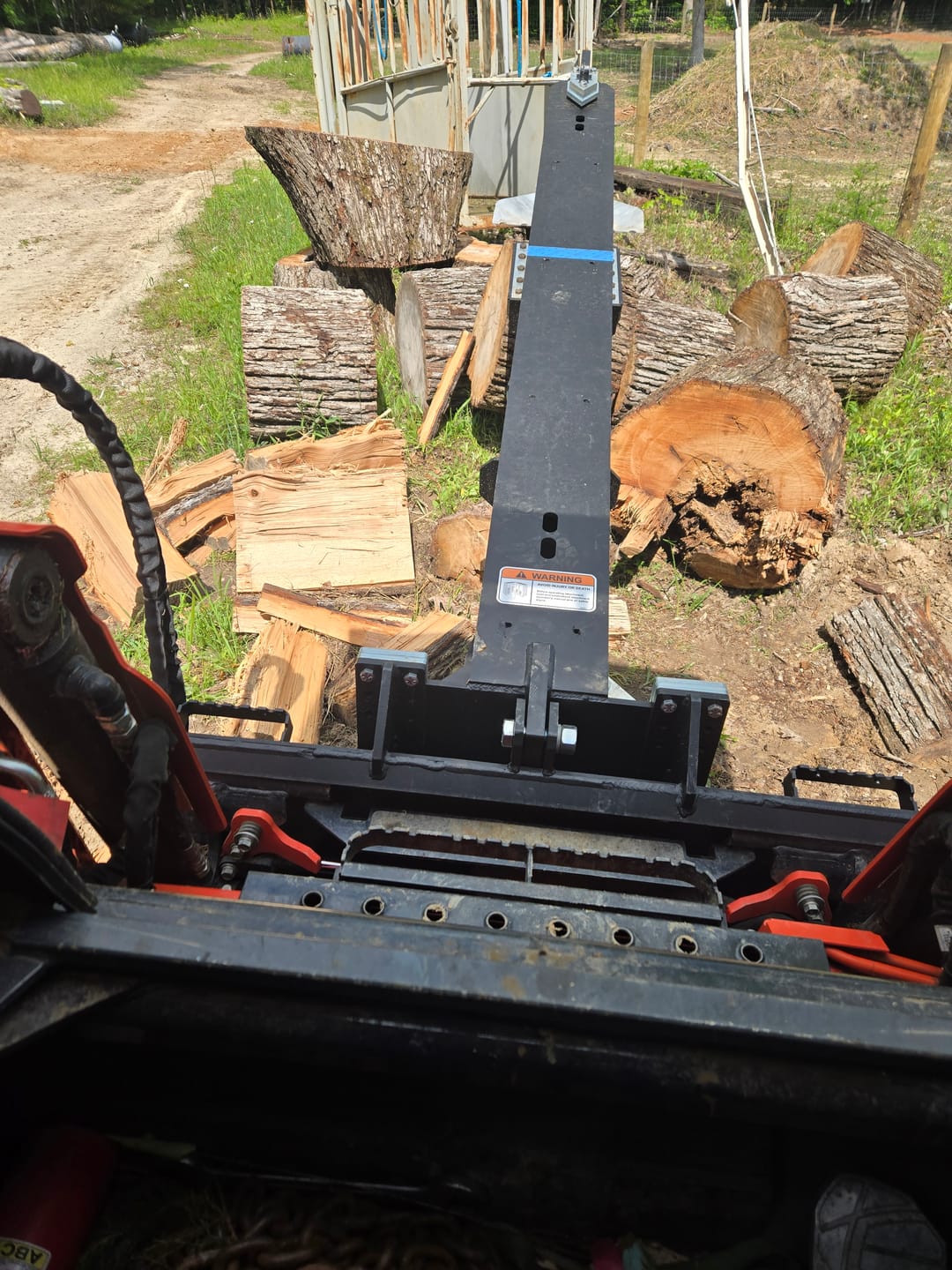 Customer photo review of The Quick Split - Log Splitter