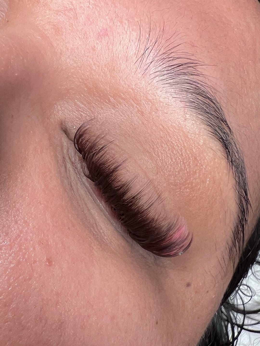 Customer photo review of Brown Color Lash 0.03/0.05mm