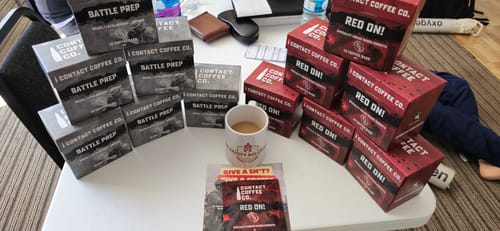 Customer photo review of Single Serve Coffee Bags Bundle