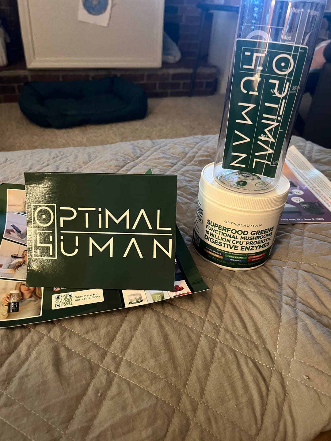Customer photo review of Optimal Human Superfood Greens