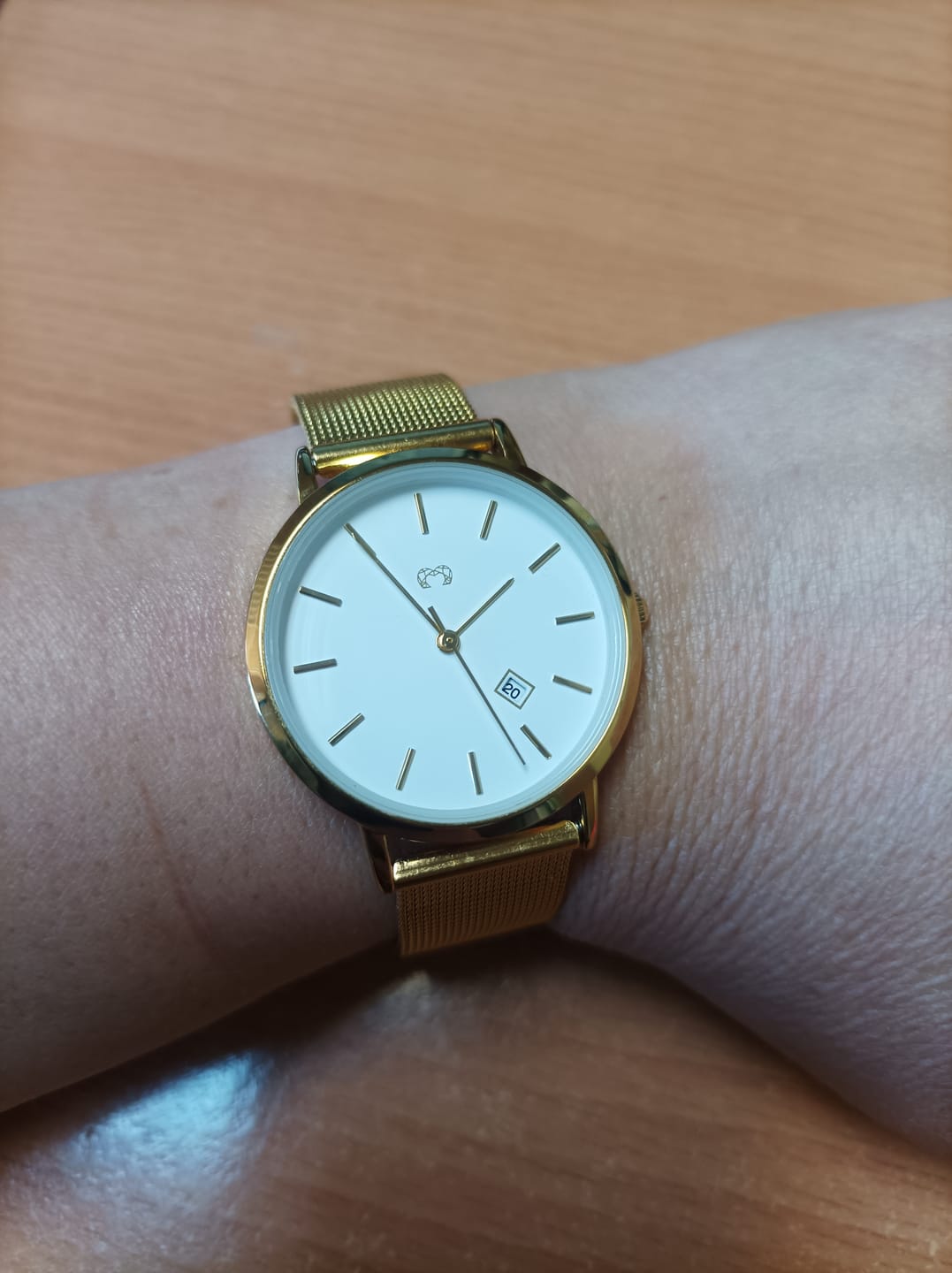 Customer photo review of Reloj Petite Marie ~ GoldWhite