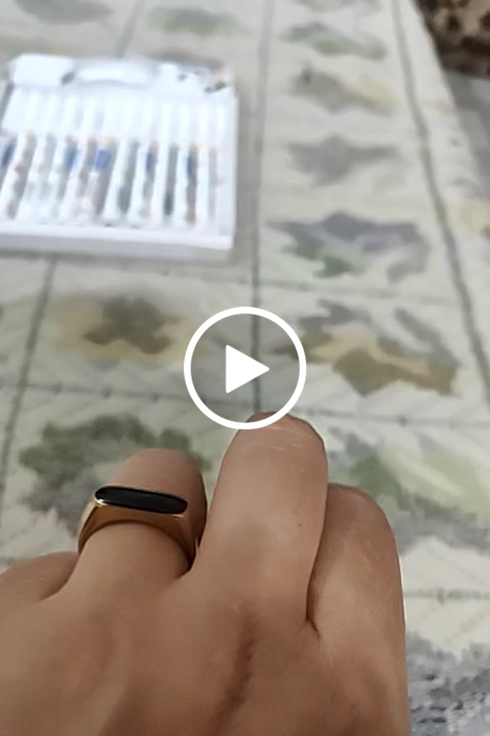 Customer video review of Black Bar Ring