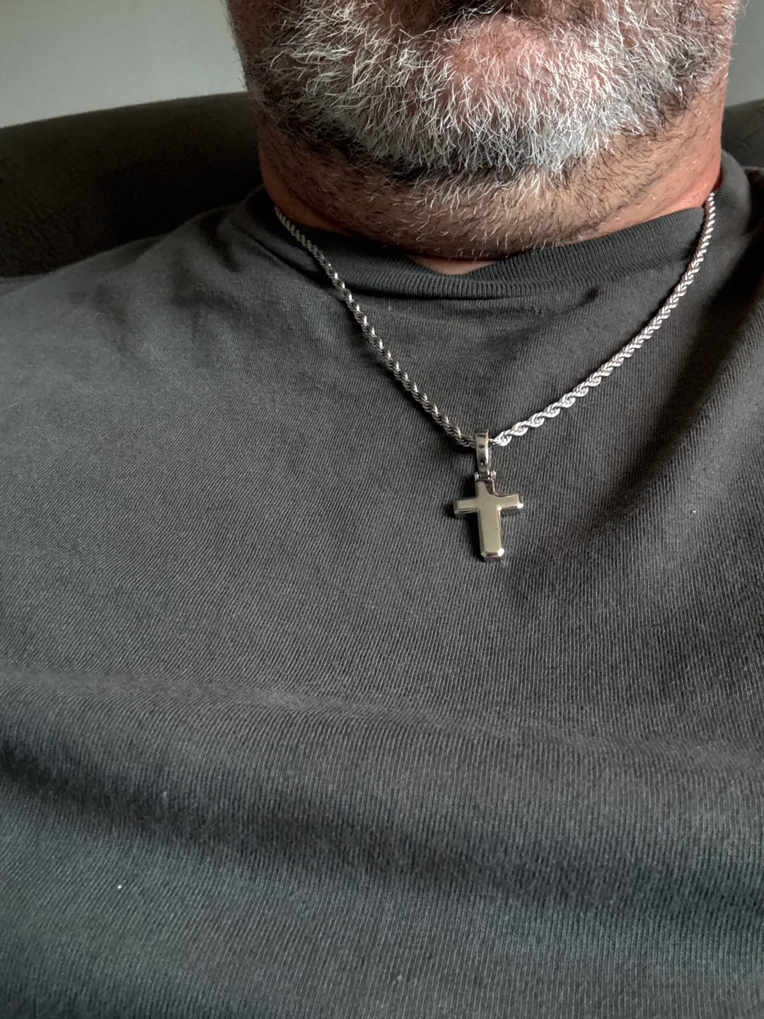 Customer photo review of Rope Chain - Silver