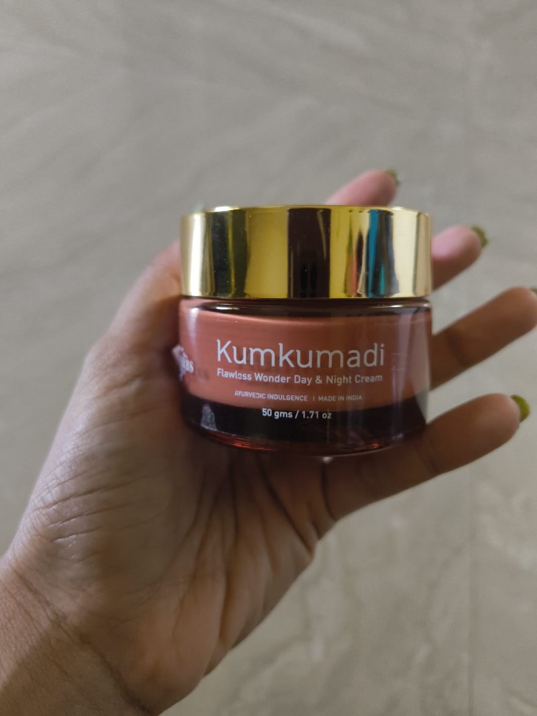 Customer photo review of Kumkumadi Flawless Beauty Day & Night Cream