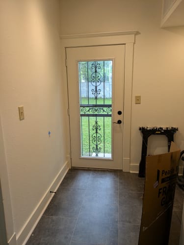 Customer photo review of Clear 1 Lite Glass and Frame Kit (Full Lite)