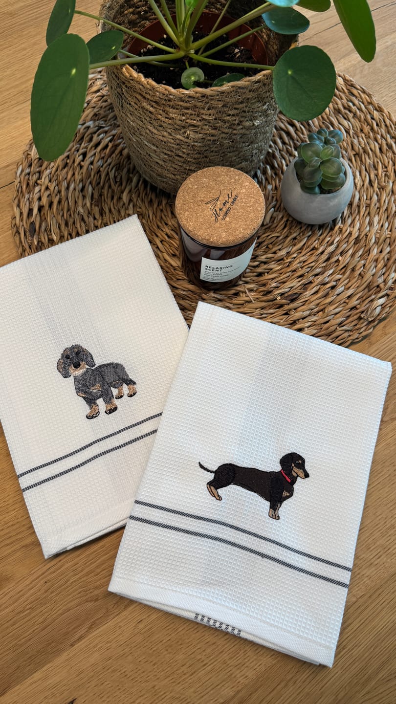 Customer photo review of Geschirrtuch Dackel