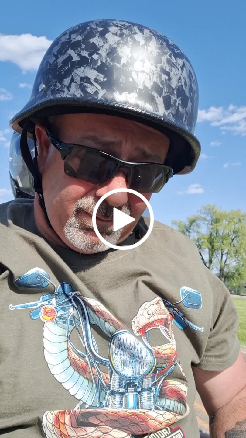 Customer video review of Lightweight Mayan DOT Germanator Helmet / Carbon Fiber
