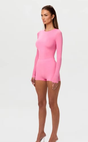 Customer photo review of Naked Crewneck Bodysuit