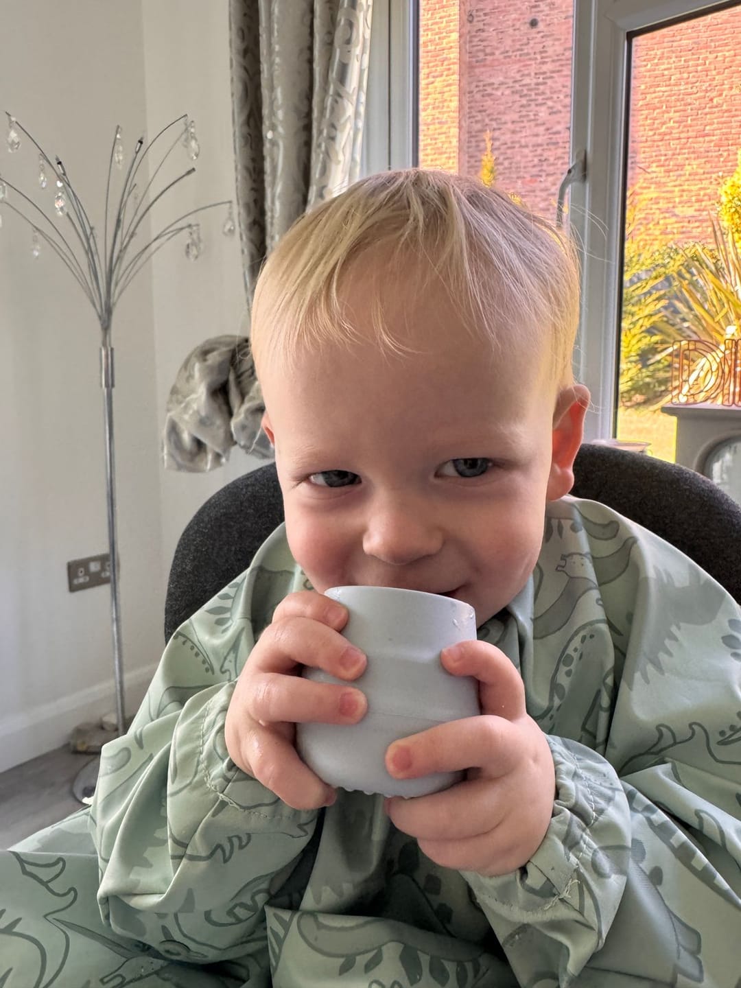 Customer photo review of Sippit™ Silicone Open Training Cup Single-Pack