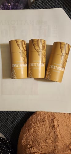 Customer photo review of Sweet Ginger Vapor Rub