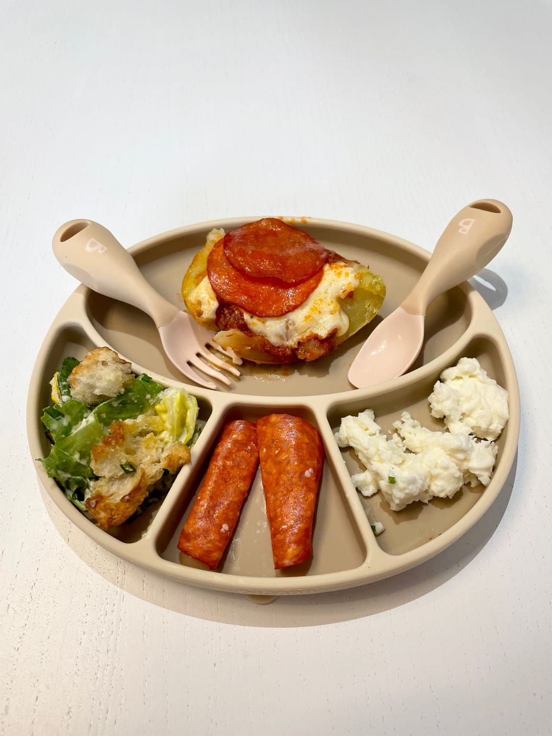 Customer photo review of Silicone Suction Divider Plate