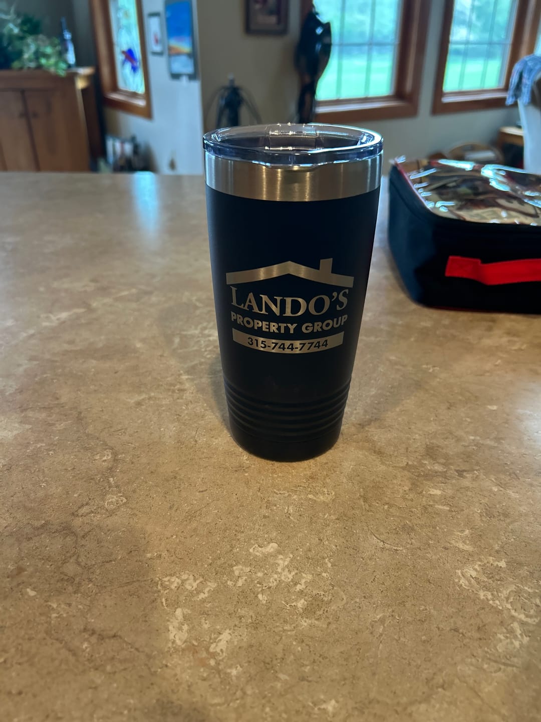 Customer photo review of (24) 20 oz. Custom Engraved Tumblers