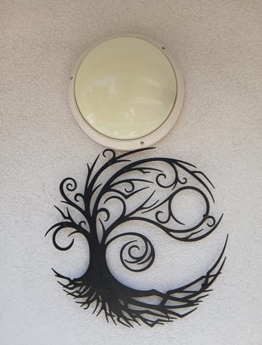 Customer photo review of Déco Murale Métal - Arbre de vie (T2)