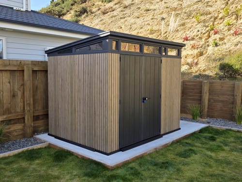 Customer photo review of Venetian Shed 9x7 Brown 2.79m x 2.16m - Signature Collection