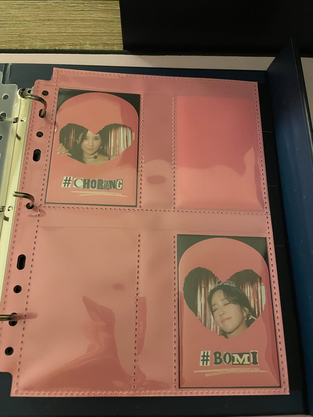 Customer photo review of Custom A5 4-Pocket Pages - Double Sleeve - Bunnies Coloured