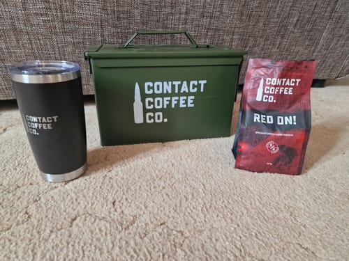Customer photo review of Coffee Ammo Box