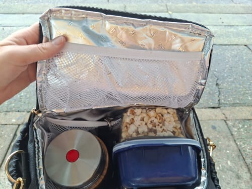 Customer photo review of Luxe Insulated Lunch Bag - Black