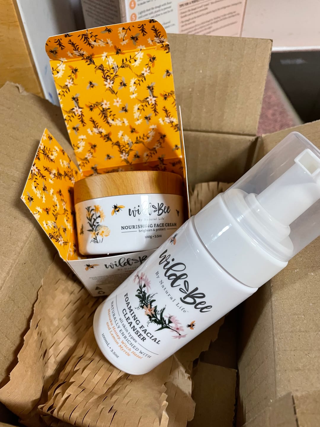 Customer photo review of Wild Bee Nourishing Face Cream