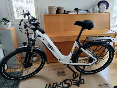 Customer photo review of OneSport OT05 250W 27.5" Electric Trekking Bike 655Wh E-bike with Torque Sensor City E-bike Support APP