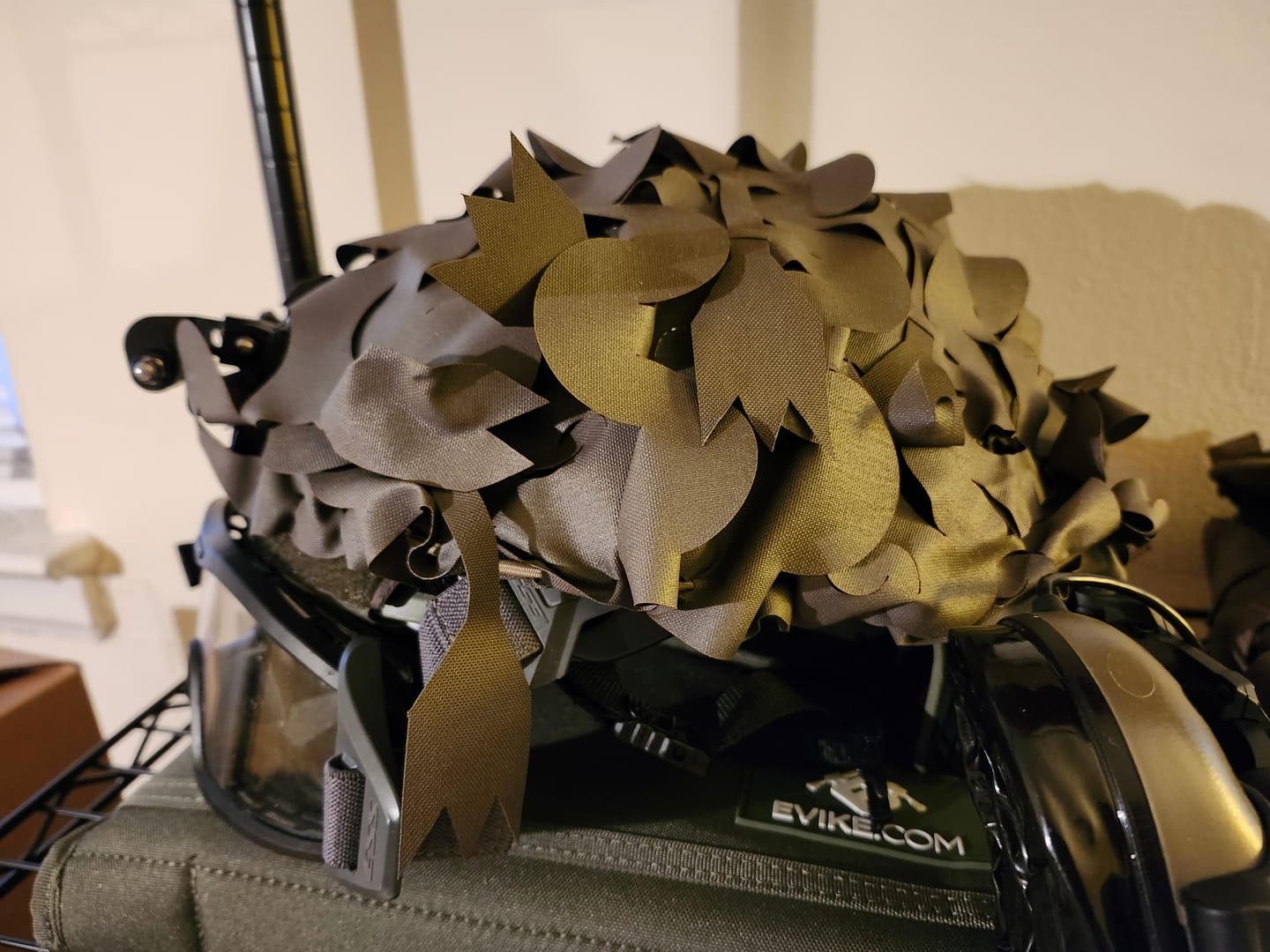 Customer photo review of Predator Ghillie™ Helmet Cover