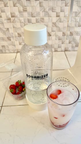 Customer photo review of Sodarizer SPARK: Soda and Seltzer Water Maker