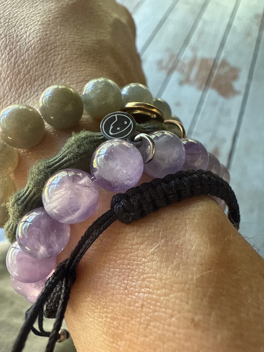Customer photo review of Amethyst Bracelet