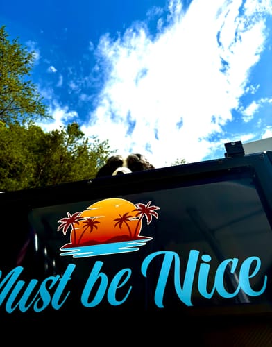 Customer photo review of Boat Logo Decal