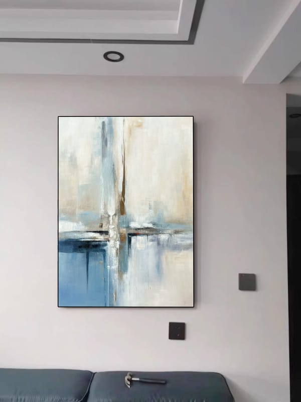 Customer photo review of Abstract Painting Canvas #AP141