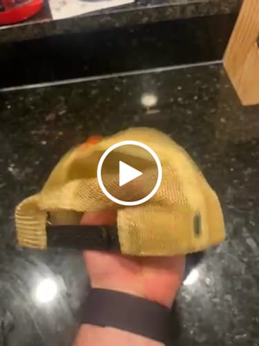 Customer video review of Custom Leather Patch Trucker Hat - Legacy