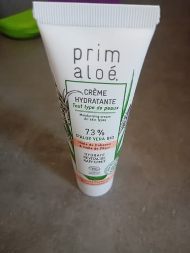 Customer photo review of Crème hydratante Prim'Aloé 73%-50ml-Prim'Aloé