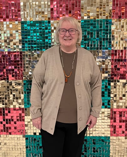 Customer photo review of Gia Sweater - Sandstone Haze