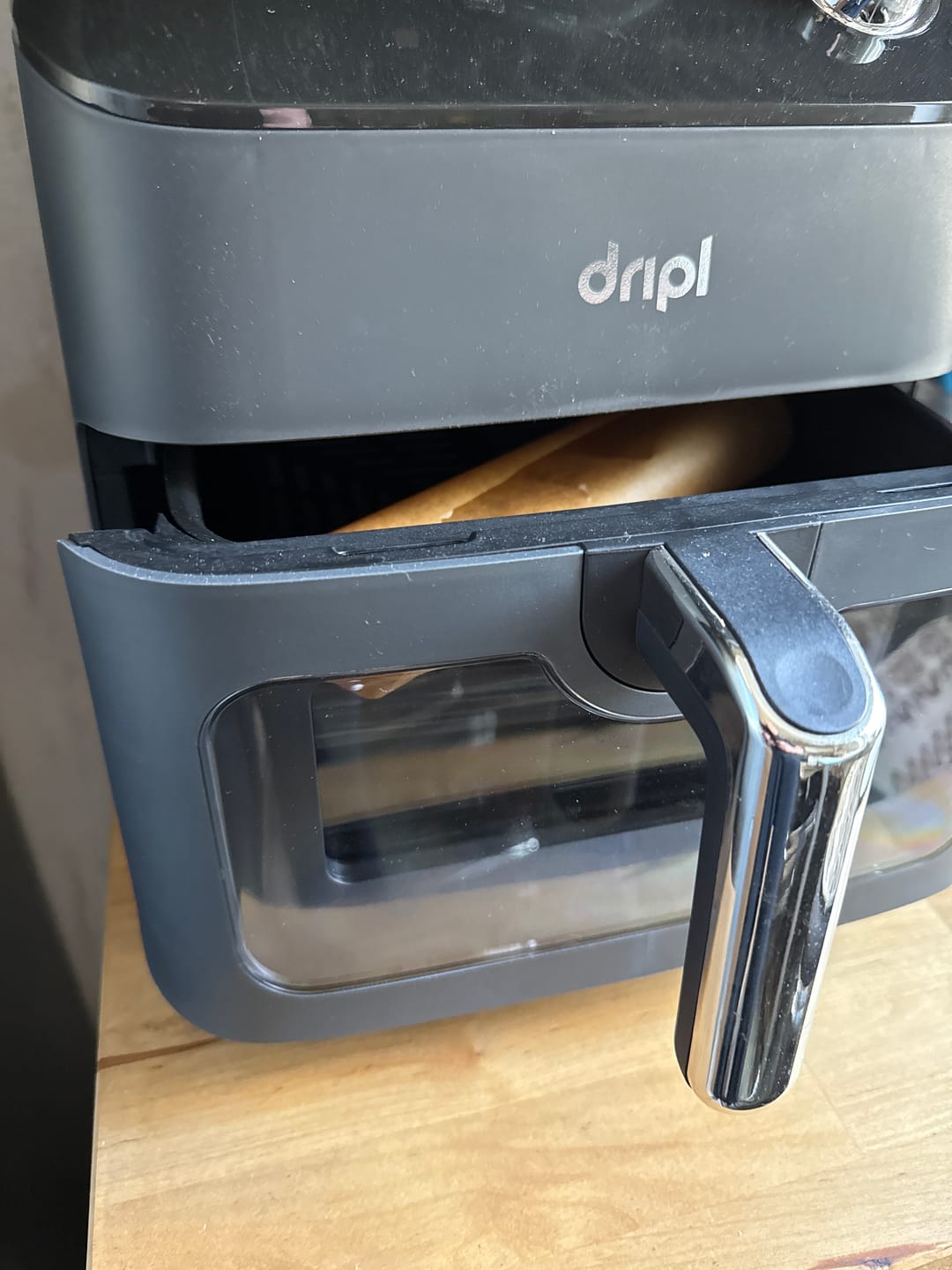 Customer photo review of Dripl Heißluftfritteuse 5,7L mit LCD Touchscreen