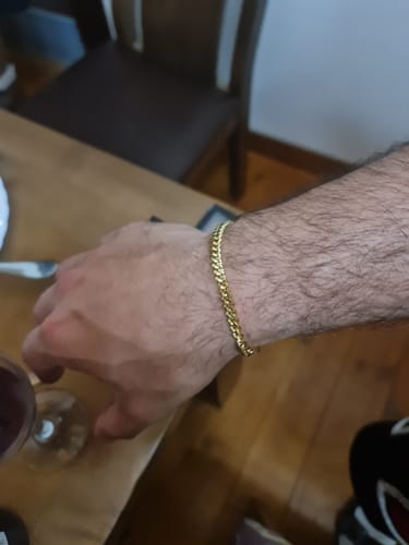 Customer photo review of Cuban Bracelet - 5mm