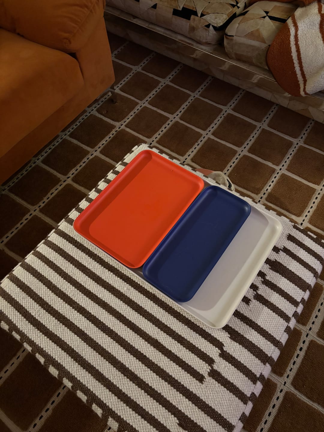 Customer photo review of Large Serving Tray - Off White