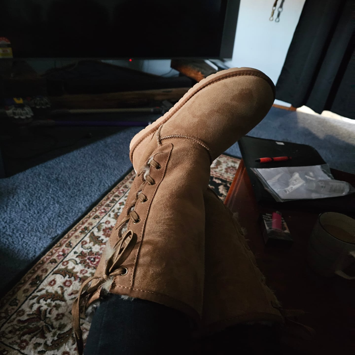 Customer photo review of Tall Lace up