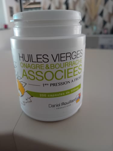Customer photo review of Huile onagre et bourrache-200 capsules-Daniel rouillard
