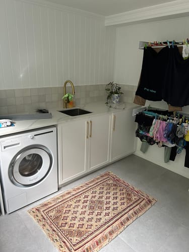 Customer photo review of Wall Mounted Drying Rack - Foldable Indoor and Outdoor Drying Rack