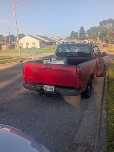 Customer photo review of Custom In Loving Memory Decal with a Photo Inlay and Wings