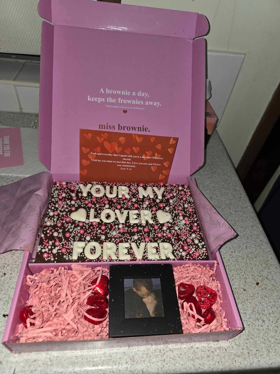 Customer photo review of Custom Brownie