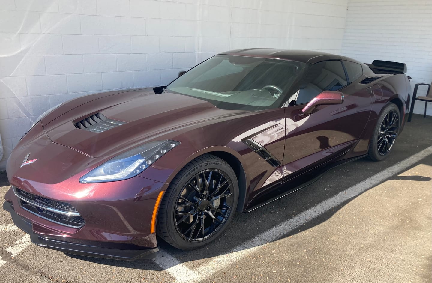 Customer photo review of Chevrolet Corvette C7 Stage 2 Front Splitter