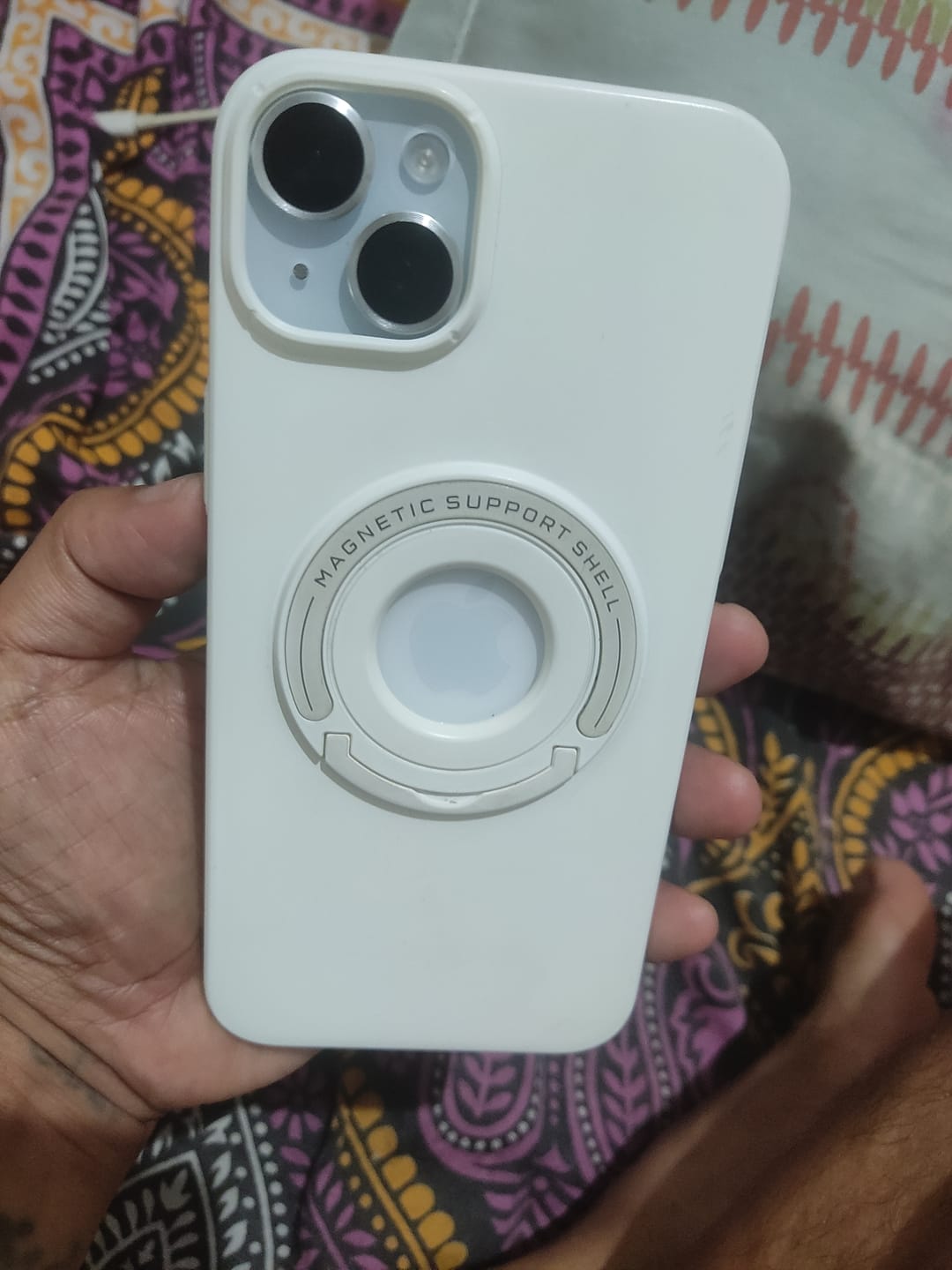Customer photo review of LuxuryKase Premium Magnetic Support Shell with Built-in Kickstand for iPhone & Samsung Series