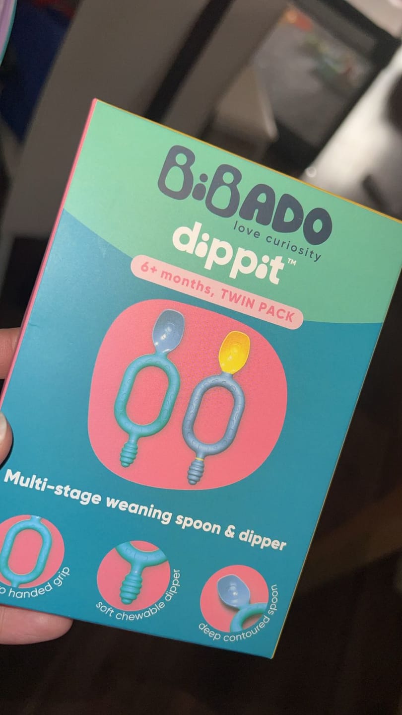 Customer photo review of Multi-stage baby spoon and dipper - Dippit™ (two-pack)