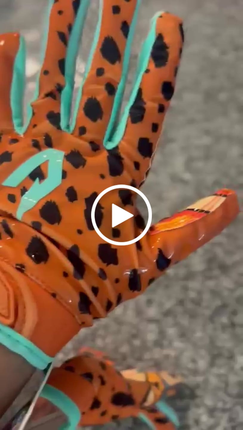 Customer video review of The Flintstones "Bedrock Blitz" Football Gloves - VPS5 by Phenom Elite