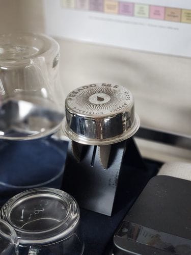 Customer photo review of High Extraction He[%] Filter Baskets for a Fuller Coffee Experience