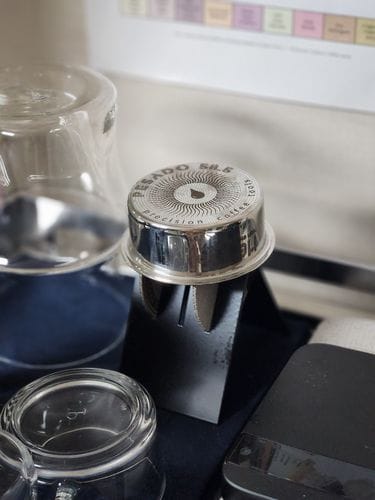 Customer photo review of High Extraction He[%] Filter Baskets for a Fuller Coffee Experience