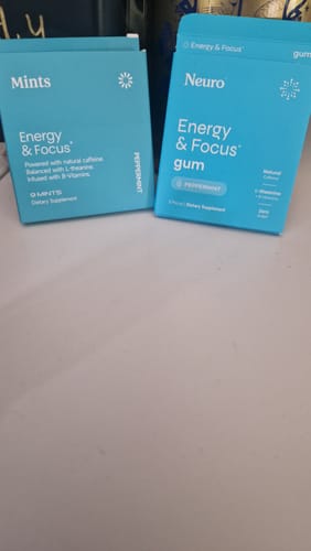 Customer photo review of Energy & Focus Gum