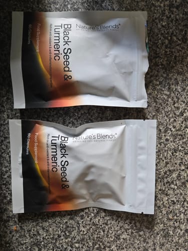 Customer photo review of Black Seed & Turmeric Vegan Capsules